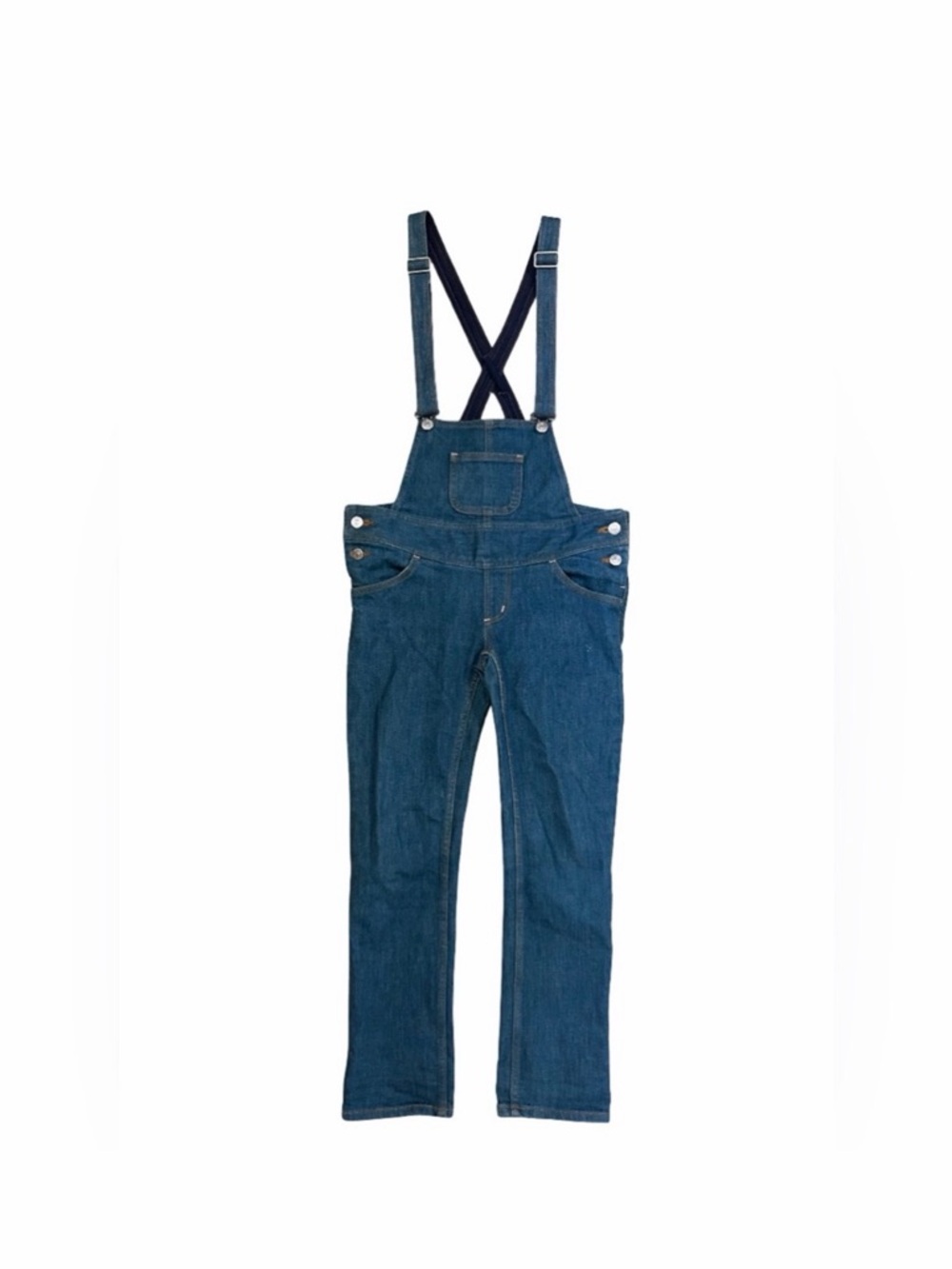 Girls Milkfed Blue Denim Overalls SIZE:SMALL
